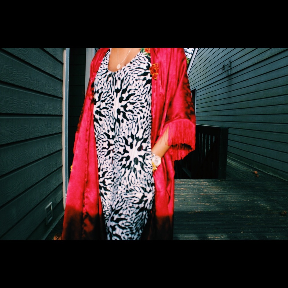 Courtney Fringe Kimono